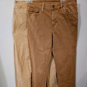 2 pairs American Eagle khaki pants mens size 30x30